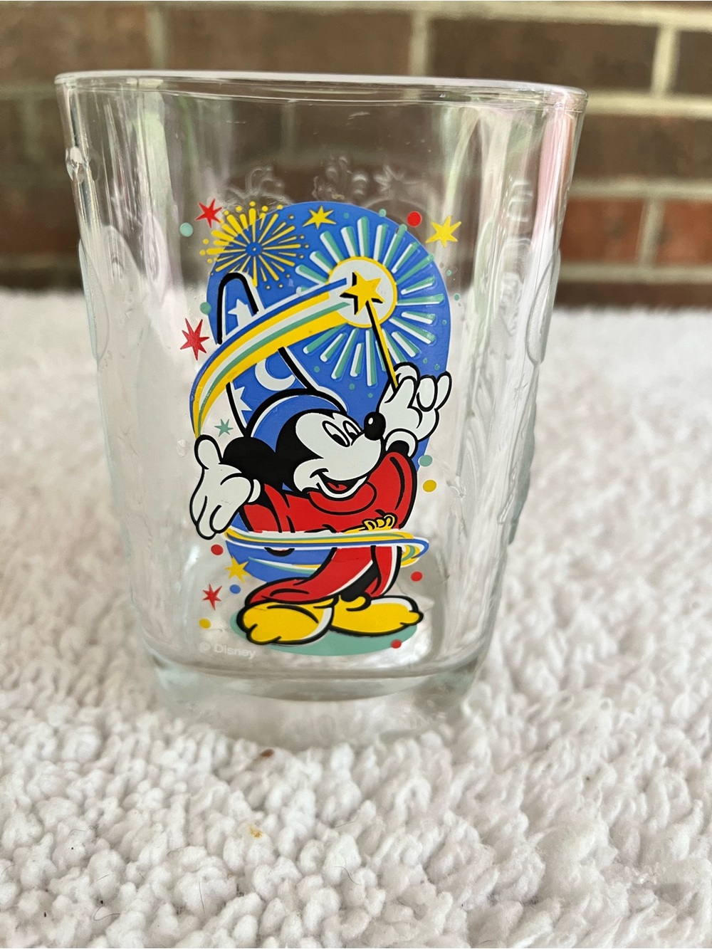 Walt Disney World 2000 Celebration McDonalds Mickey Mouse Commemorative Glass - Picture 3 of 13